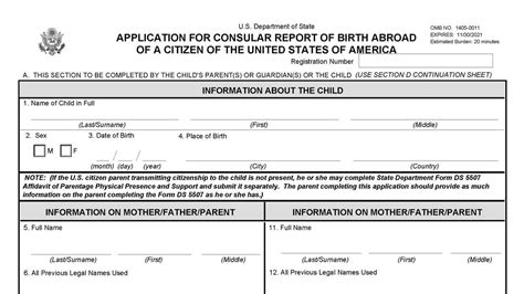 www.passport.gov.mm|APPLICATION FOR CONSULAR REPORT OF BIRTH ABROAD .